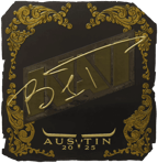 Sticker | b1t (Gold) | Austin 2025
