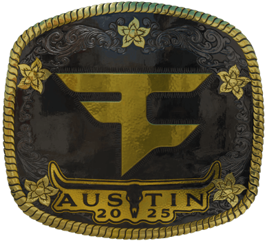 Sticker | FaZe Clan (złota) | Austin 2025