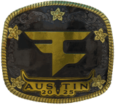 Sticker | FaZe Clan (Gold) | Austin 2025