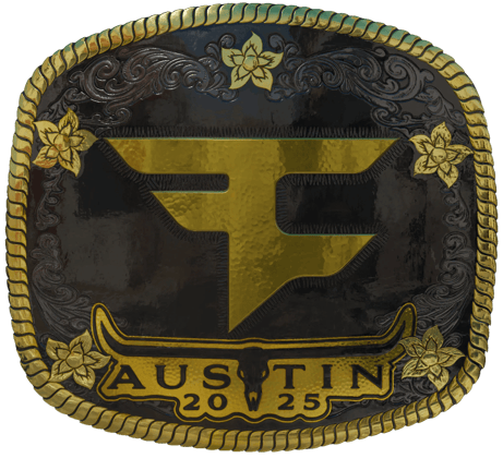Sticker | FaZe Clan (złota) | Austin 2025
