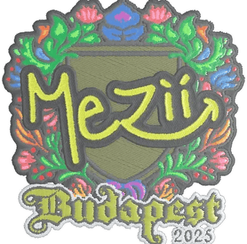 Aufkleber | mezii (Gestickt) | Budapest 2025