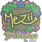 Sticker | mezii (Embroidered) | Budapest 2025 Sticker | mezii (Embroidered) | Budapest 2025 image