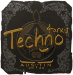 Sticker | Techno4K (Foil) | Austin 2025