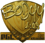 Sticker | bodyy (Gold) | Krakow 2017 Sticker | bodyy (Gold) | Krakow 2017 image