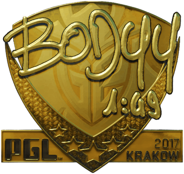 Sticker | bodyy (Gold) | Krakow 2017