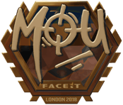 Sticker | mou (Gold) | London 2018