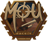 Sticker | mou (Gold) | London 2018 Sticker | mou (Gold) | London 2018 image