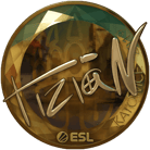 Sticker | tiziaN (Gold) | Katowice 2019 image