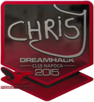 Sticker | chrisJ (Foil) | Cluj-Napoca 2015
