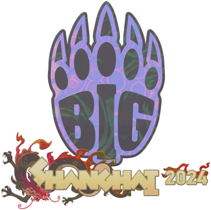 Sticker | BIG (holográfica) | Shanghái 2024