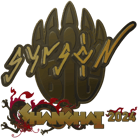 Sticker | syrsoN (Gold) | Shanghai 2024 image