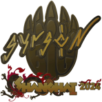 Sticker | syrsoN (Gold) | Shanghai 2024