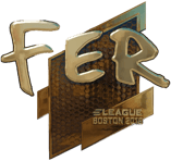 Sticker | fer (Gold) | Boston 2018