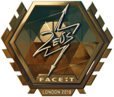 Sticker | Zeus (Gold) | London 2018 image