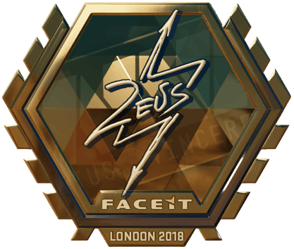 Sticker | Zeus (Altın) | Londra 2018