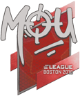 Sticker | mou | Boston 2018 image
