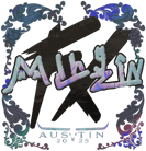 Sticker | mlhzin (Holo) | Austin 2025 Sticker | mlhzin (Holo) | Austin 2025 image
