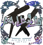 Sticker | mlhzin (Holo) | Austin 2025