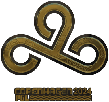 Sticker | Cloud9(금박) | 코펜하겐 2024