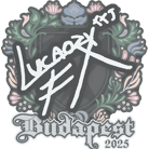 Sticker | Lucaozy | Budapest 2025 image