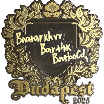 Autocolante | Bart4k (Gold) | Budapeste 2025