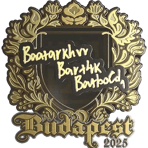 Sticker | Bart4k (Gold) | Budapest 2025
