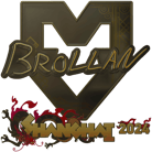 Sticker | Brollan (Gold) | Shanghai 2024 image