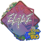 Sticker | EliGE (Glitter) | Rio 2022 image