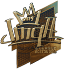 Sticker | jmqa (Gold) | Boston 2018 Sticker | jmqa (Gold) | Boston 2018 image