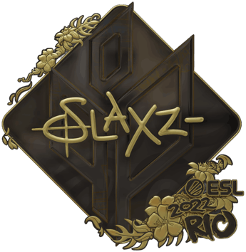 Sticker | slaxz-(금박) | 리우데자네이루 2022