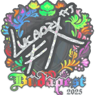Sticker | Lucaozy (Holo) | Budapest 2025 Sticker | Lucaozy (Holo) | Budapest 2025 image