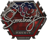 Sticker | somebody (Foil) | London 2018 image