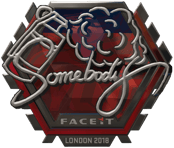Sticker | somebody (Foil) | London 2018