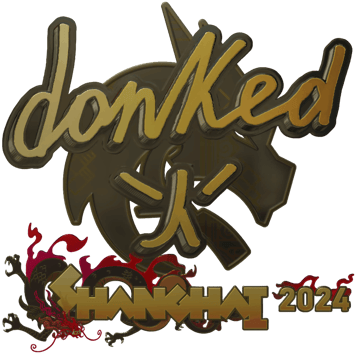 Sticker | donk (kulta) | Shanghai 2024