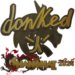 Sticker | donk (Gold) | Shanghai 2024