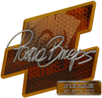 Sticker | pashaBiceps (Foil) | Atlanta 2017 image