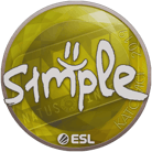 Sticker | s1mple | Katowice 2019 image