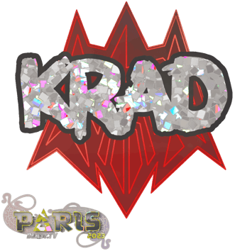 Sticker | Krad (brokatowa) | Paryż 2023