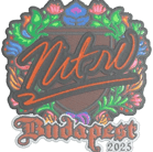 Sticker | nitr0 (Embroidered) | Budapest 2025 Sticker | nitr0 (Embroidered) | Budapest 2025 image