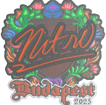 Adesivo | nitr0 (Ricamato) | Budapest 2025