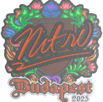 Sticker | nitr0 (Embroidered) | Budapest 2025