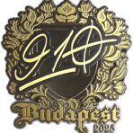 Sticker | 910 (Gold) | Budapest 2025
