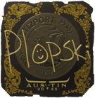 Sticker | Plopski (Gold) | Austin 2025 image