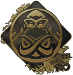 Sticker | ENCE (Gold) | Rio 2022