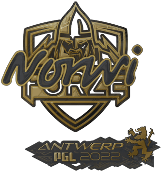 Sticker | Norwi(금박) | 안트베르펜 2022