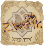 Sticker | zweih | Austin 2025
