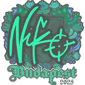 ステッカー | NiKo | Budapest 2025