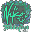 Sticker | NiKo | Budapest 2025 Sticker | NiKo | Budapest 2025 image