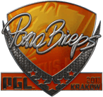 Sticker | pashaBiceps (Foil) | Krakow 2017 image