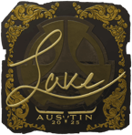 Sticker | Lake (Gold) | Austin 2025